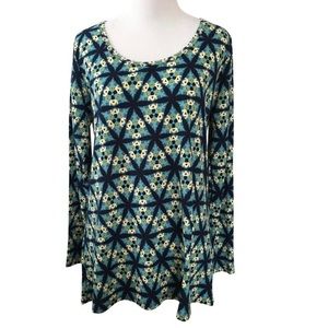 LulaRoe lynnae tee shirt sleeves  size XL
